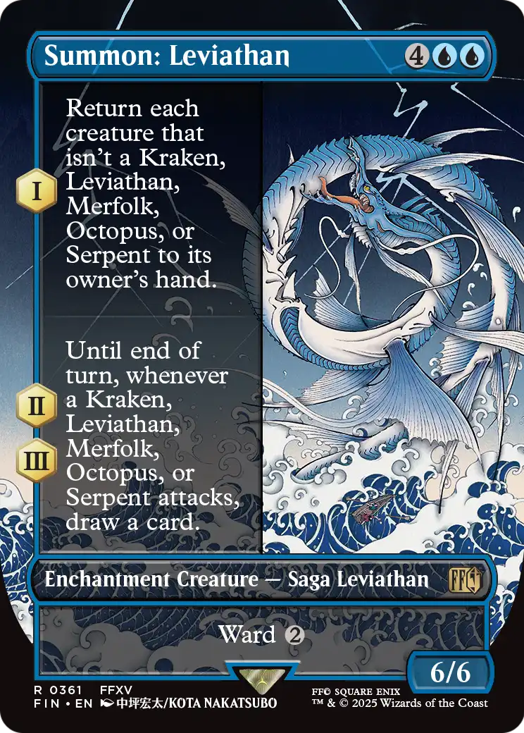 Summon: Leviathan (Borderless) (FIN-361) [FINAL FANTASY]