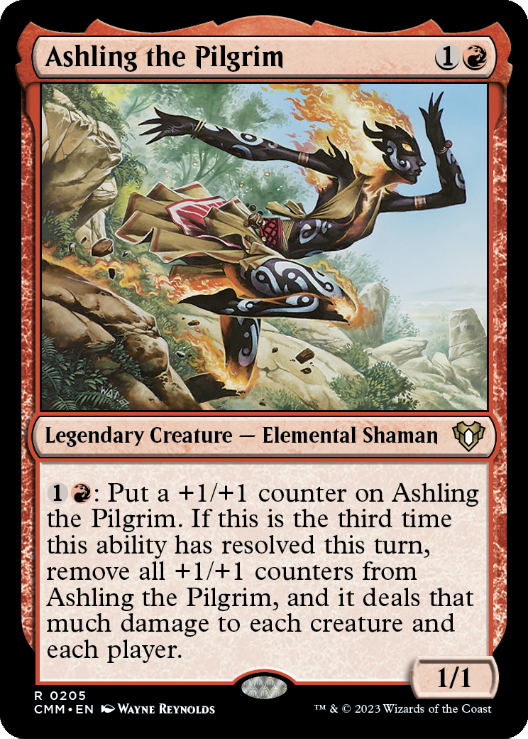 Ashling the Pilgrim (CMM-205) [Commander Masters] Foil