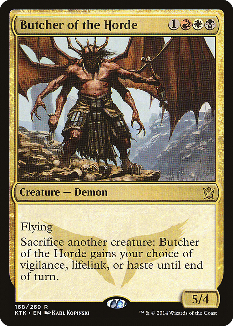 Butcher of the Horde (KTK-168) [Khans of Tarkir]