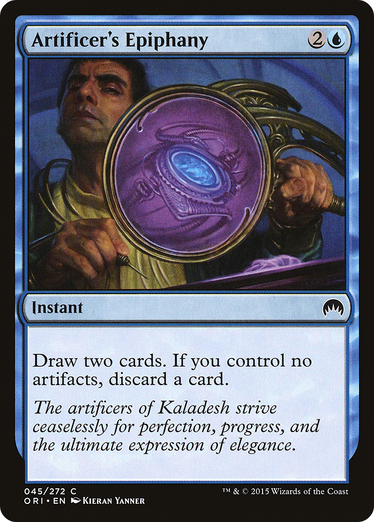 Artificer's Epiphany (ORI-045) [Magic Origins] Foil