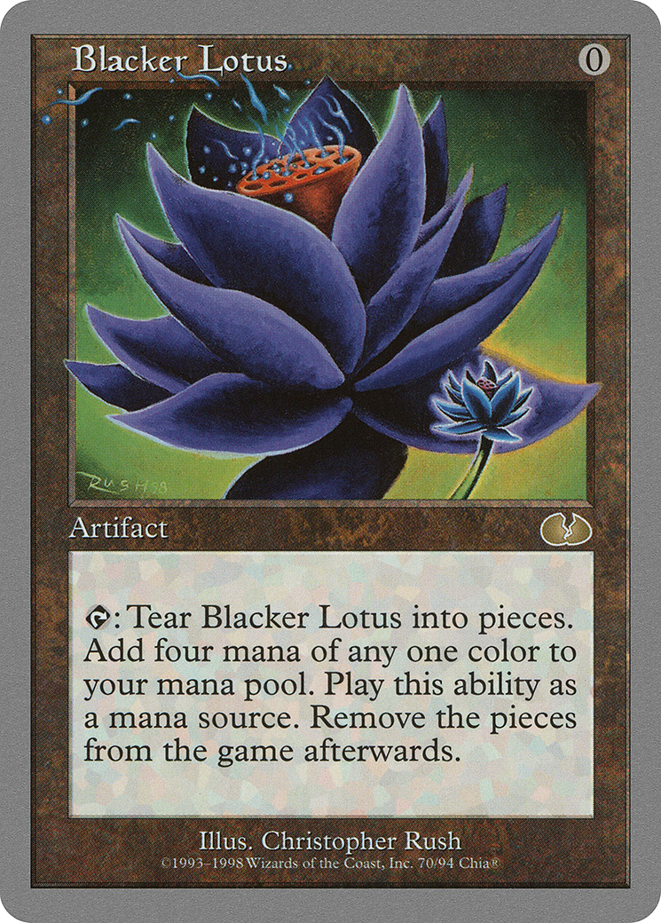 Blacker Lotus (UGL-070) [Unglued]