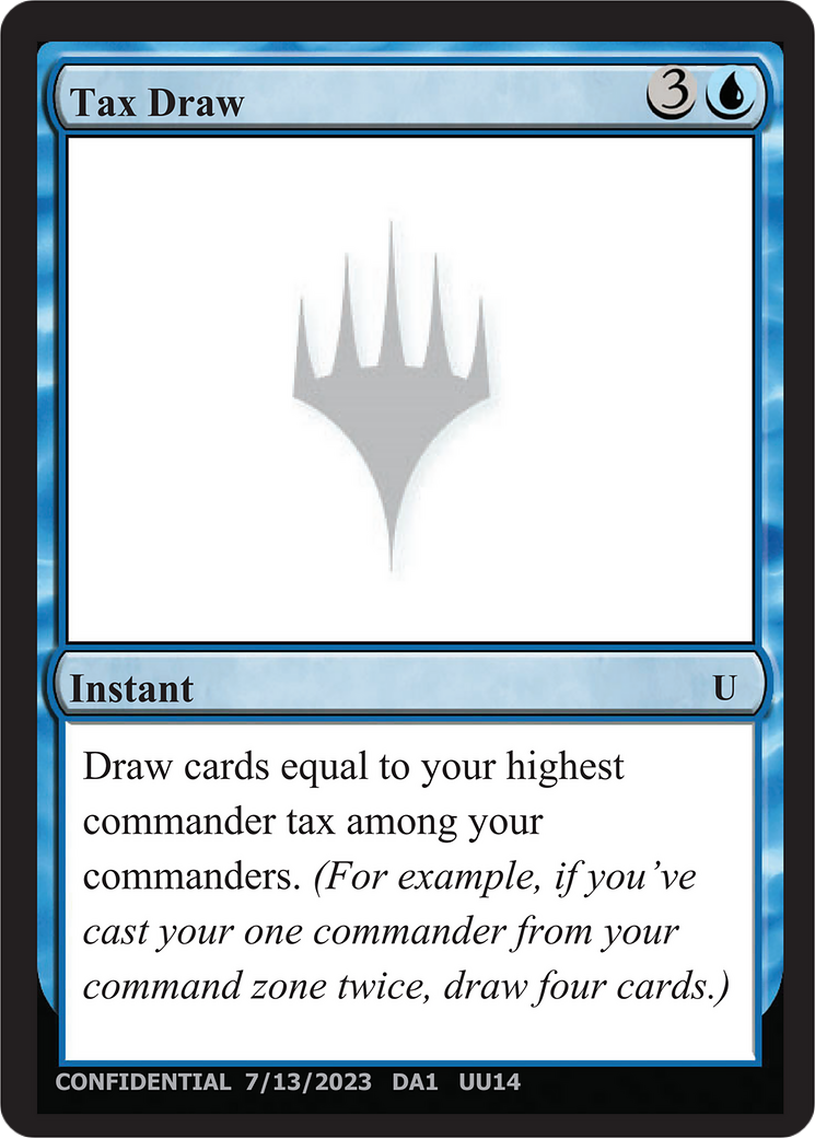 Tax Draw [Unknown Event]