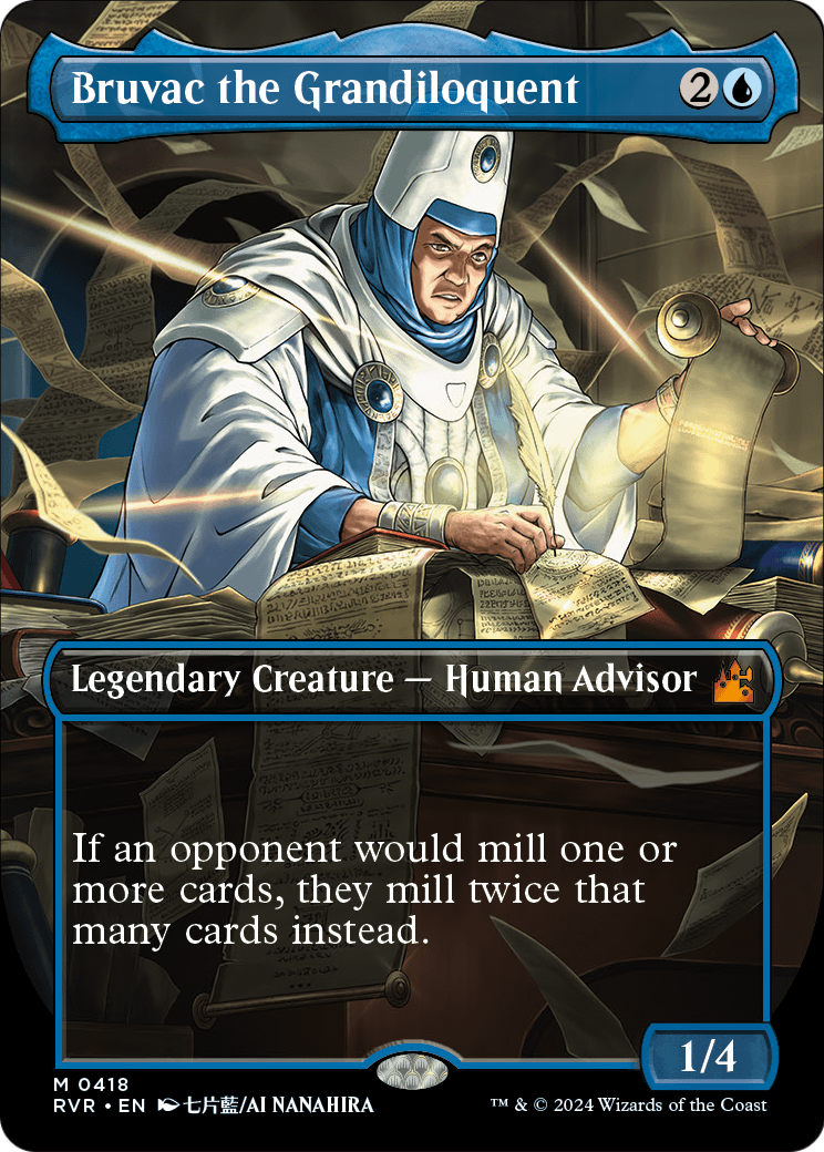 Bruvac the Grandiloquent (Anime Borderless) (RVR-418) [Ravnica Remastered]