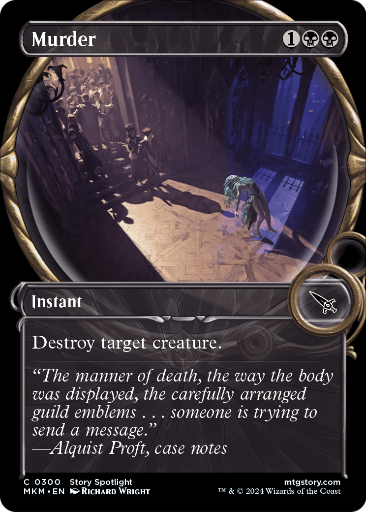 Murder (Showcase) (MKM-300) [Murders at Karlov Manor] Foil