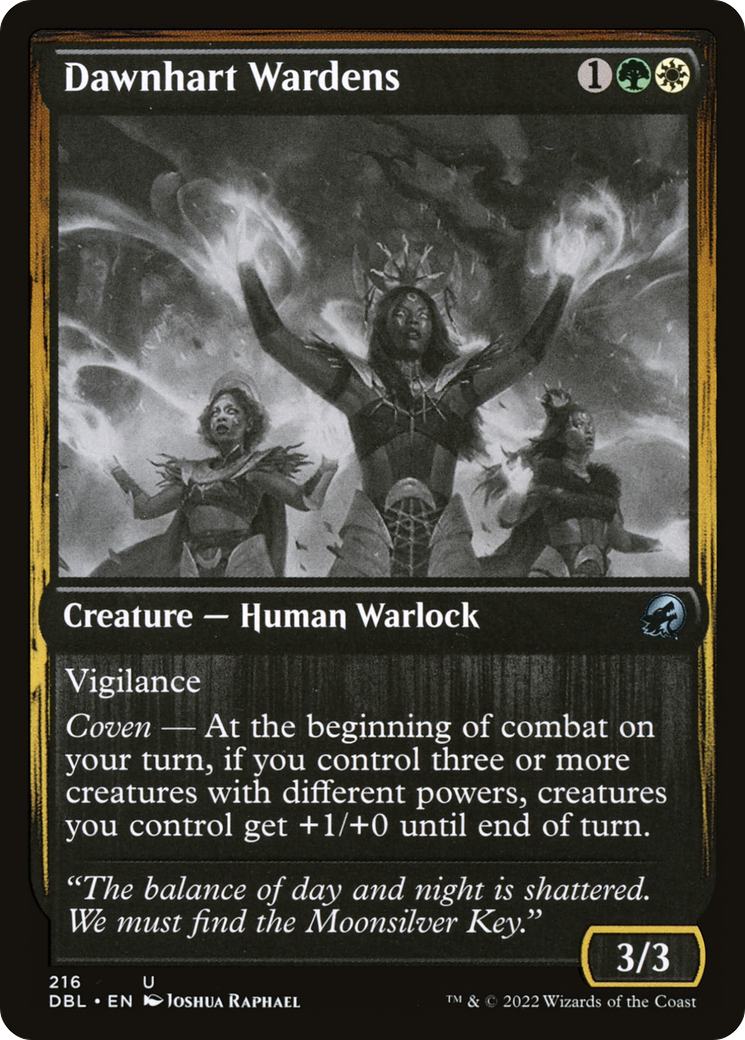 Dawnhart Wardens (DBL-216) [Innistrad: Double Feature] Foil