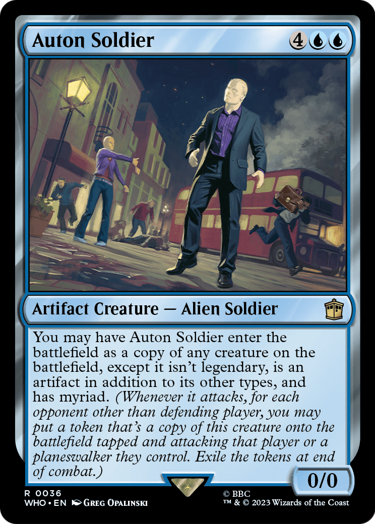 Auton Soldier (WHO-036) [Doctor Who] Foil