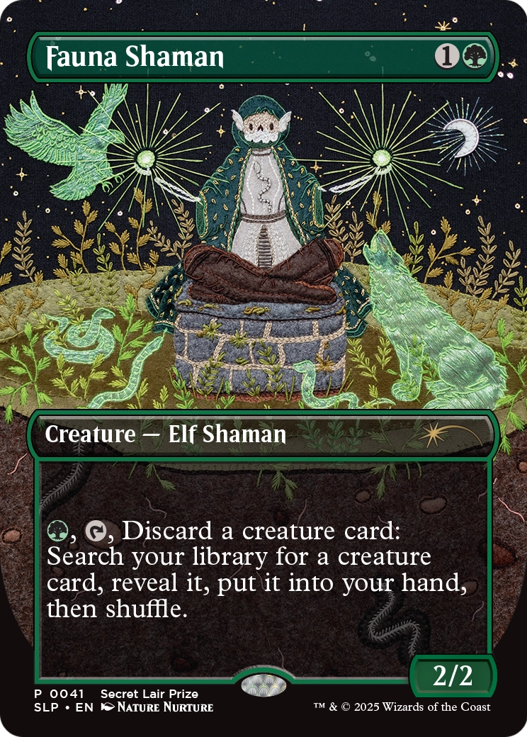 Fauna Shaman (SLP-041) (Borderless) [Secret Lair Showdown]