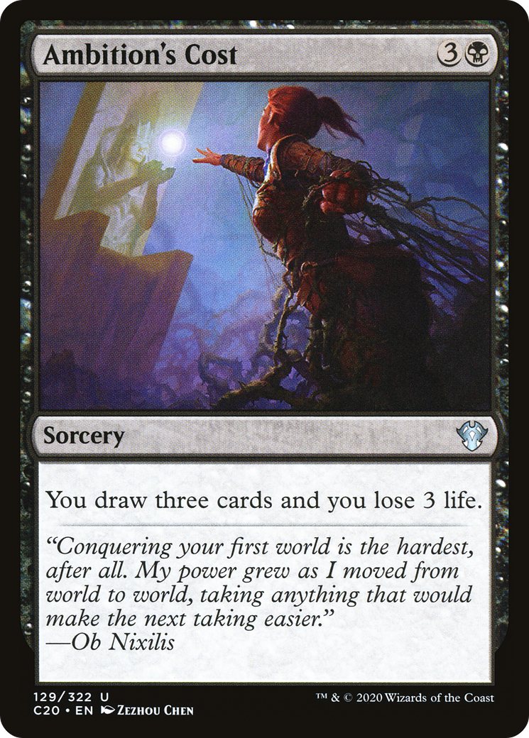 Ambition's Cost (C20-129) [Commander 2020]