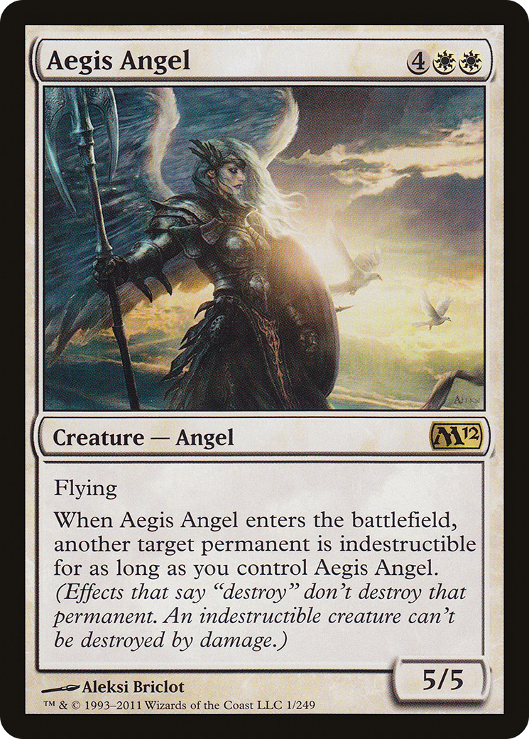 Aegis Angel (M12-001) [Magic 2012] Foil
