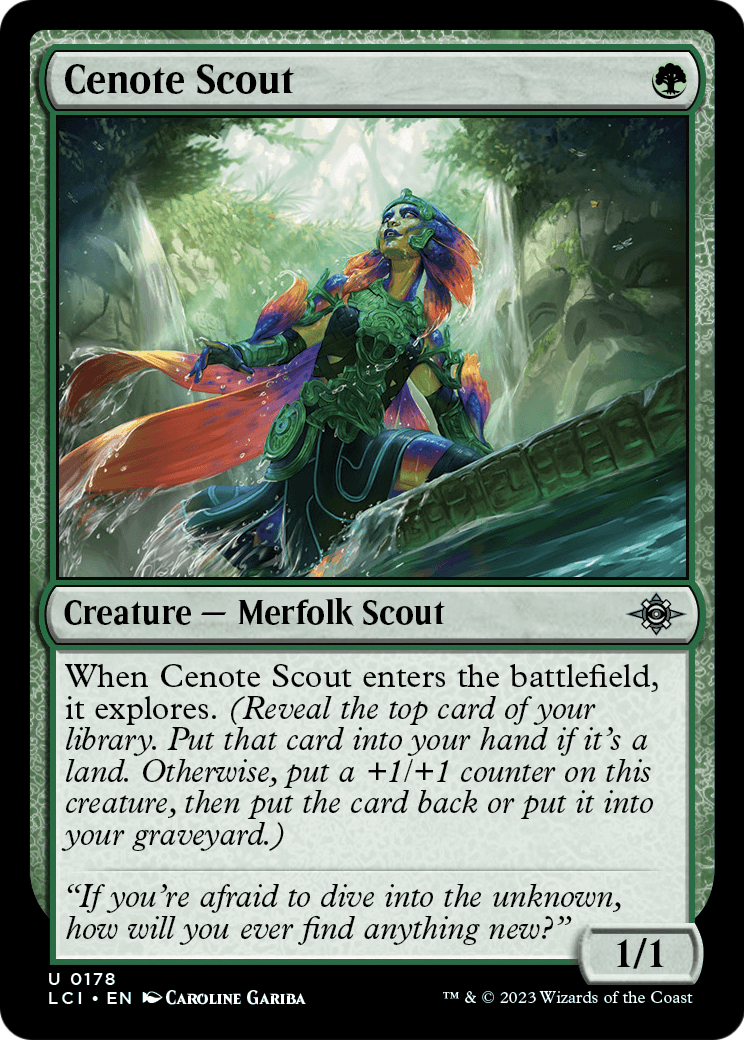 Cenote Scout (LCI-178) [The Lost Caverns of Ixalan]