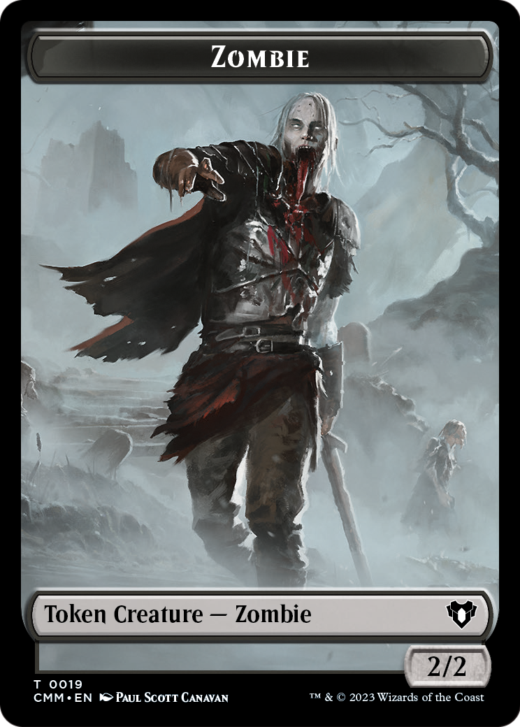 Zombie (TCMM-019) [Commander Masters Tokens] Foil