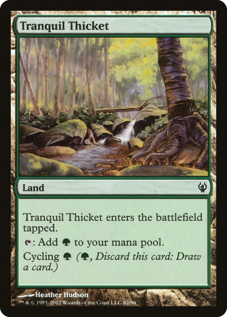 Tranquil Thicket (DDJ-082) [Duel Decks: Izzet vs. Golgari]