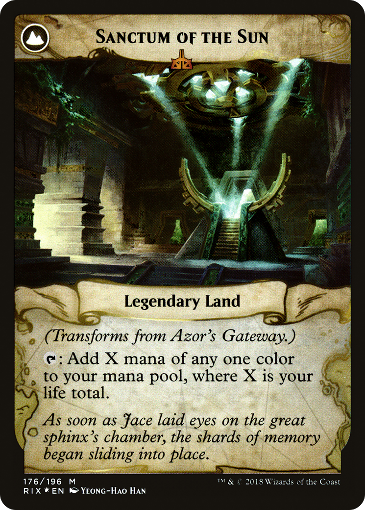 Azor's Gateway (PRE-176S) [Rivals of Ixalan Promos] Foil