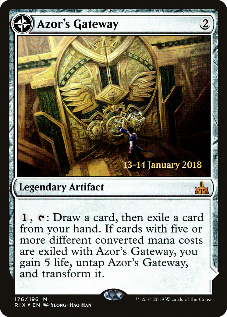 Azor's Gateway (PRE-176S) [Rivals of Ixalan Promos] Foil