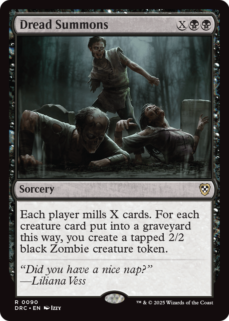 Dread Summons (DRC-090) [Commander: Aetherdrift]