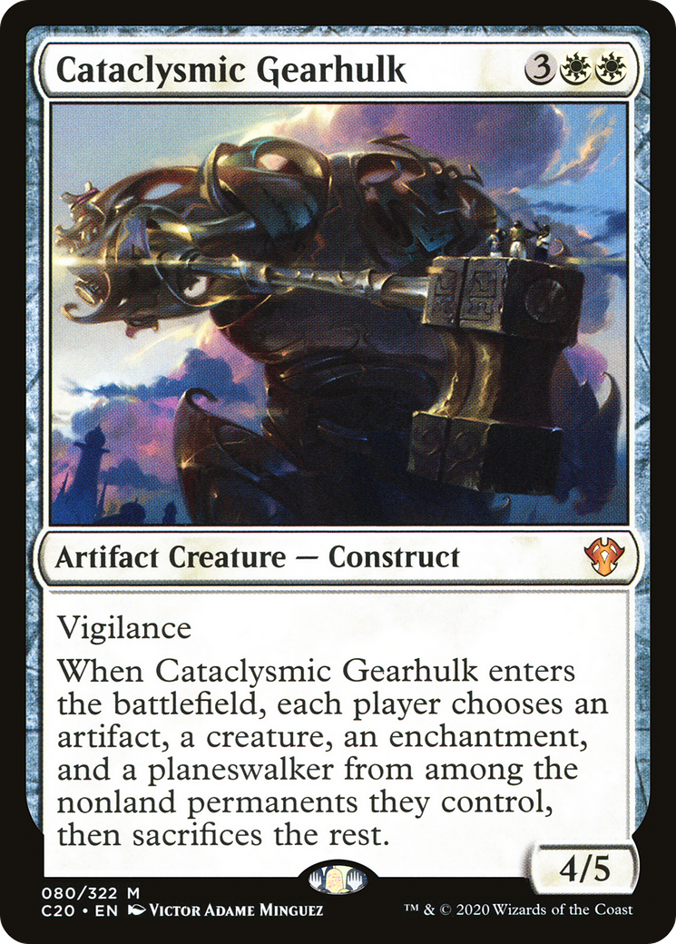 Cataclysmic Gearhulk (C20-080) [Commander 2020]