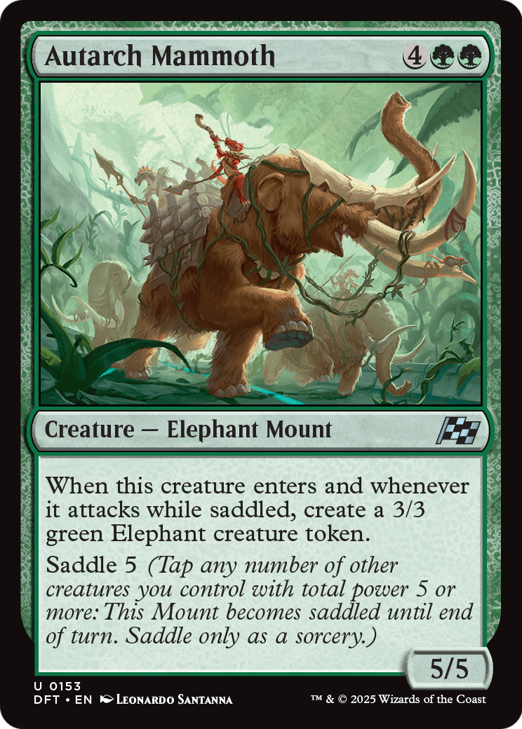 Autarch Mammoth (DFT-153) [Aetherdrift]