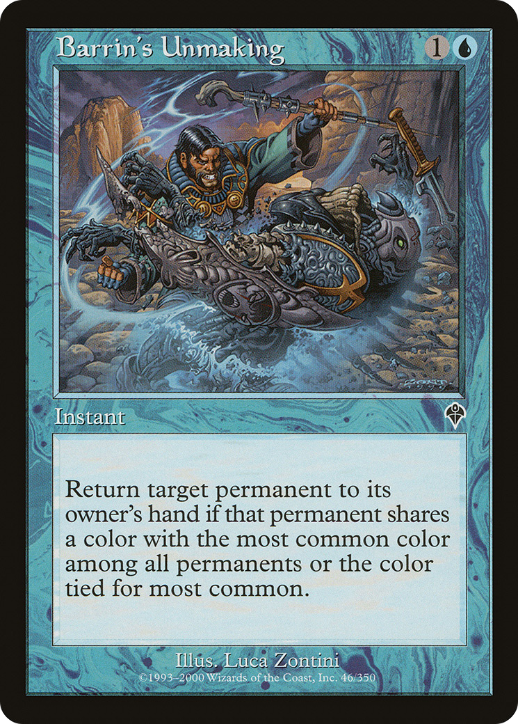 Barrin's Unmaking (INV-046) [Invasion]
