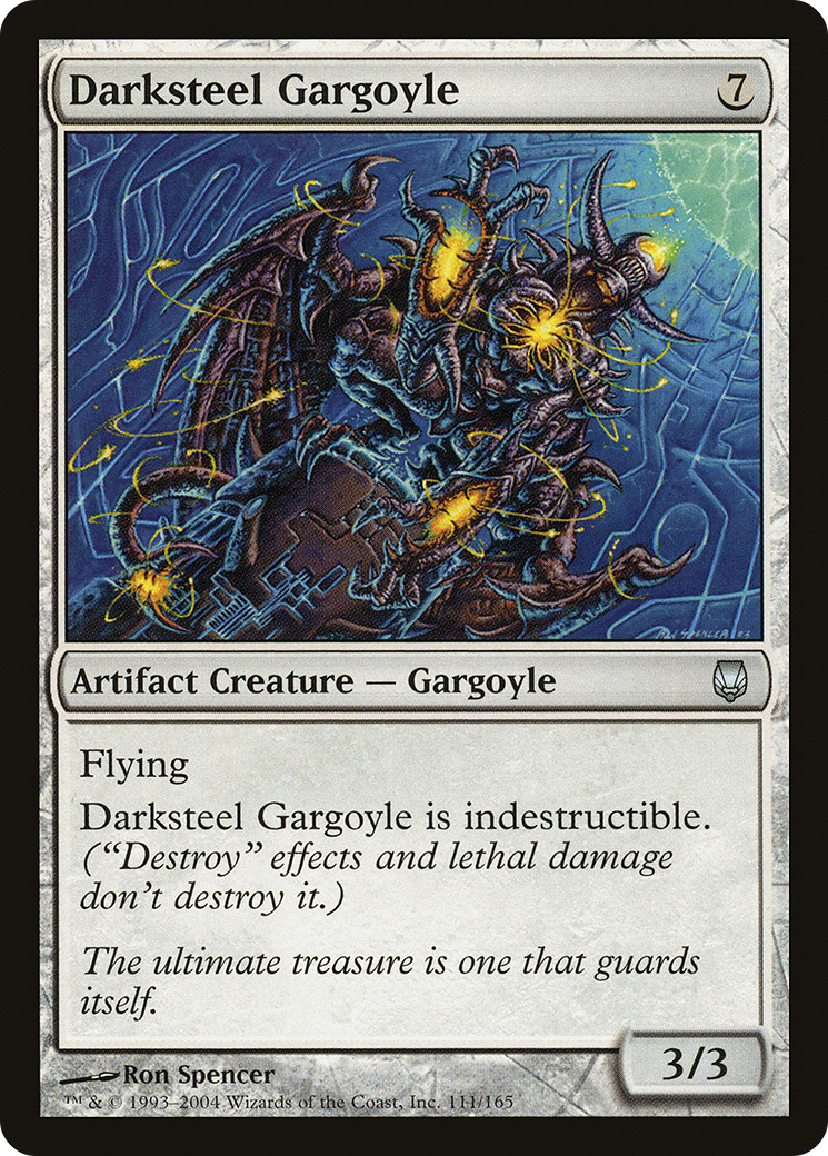 Darksteel Gargoyle (DST-111) [Darksteel] Foil