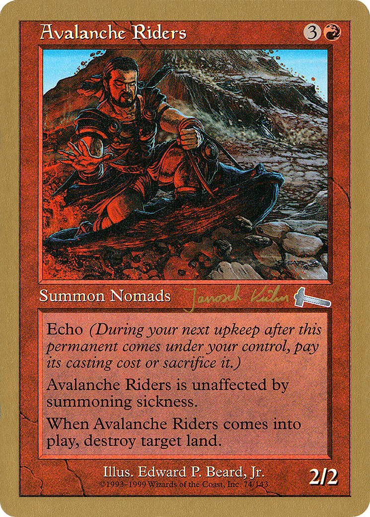 Avalanche Riders - 2000 Janosch Kuhn (ULG) [World Championship Decks 2000]