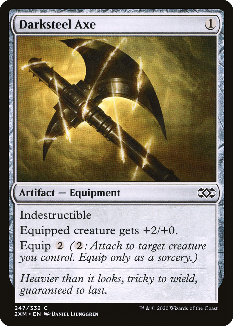 Darksteel Axe (2XM-247) [Double Masters] Foil