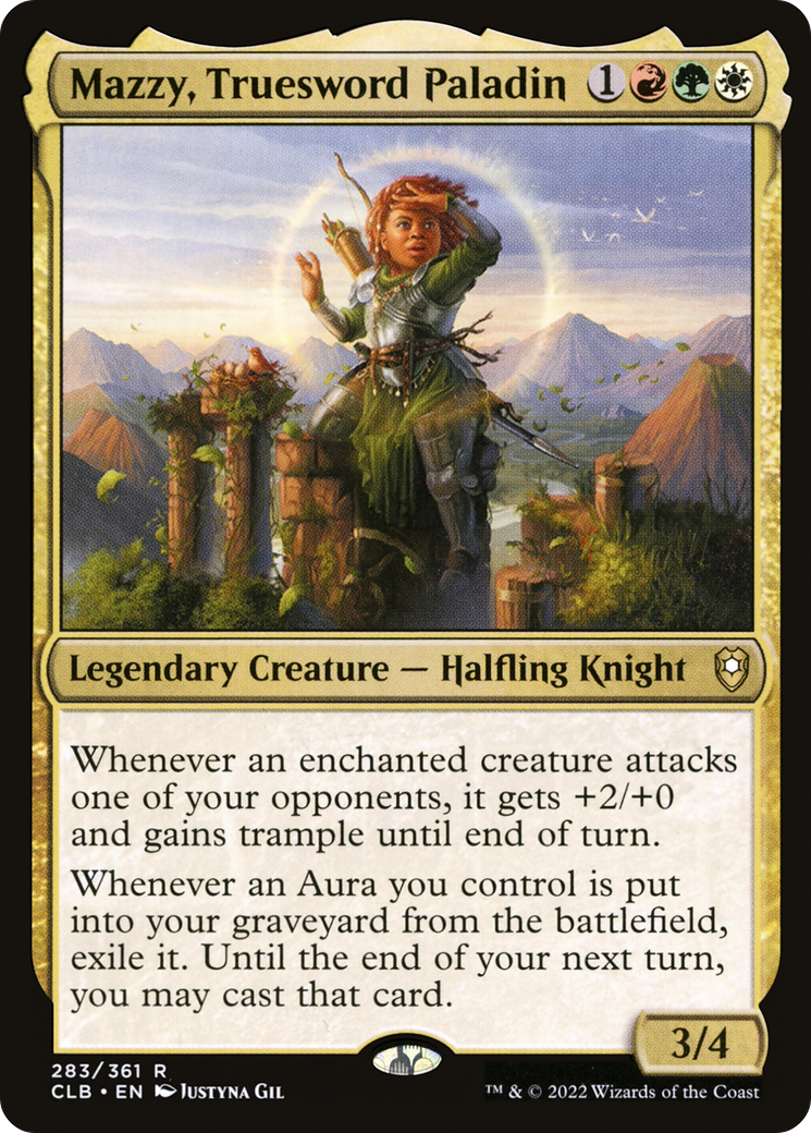 Mazzy, Truesword Paladin (CLB-283) [Commander Legends: Battle for Baldur's Gate]