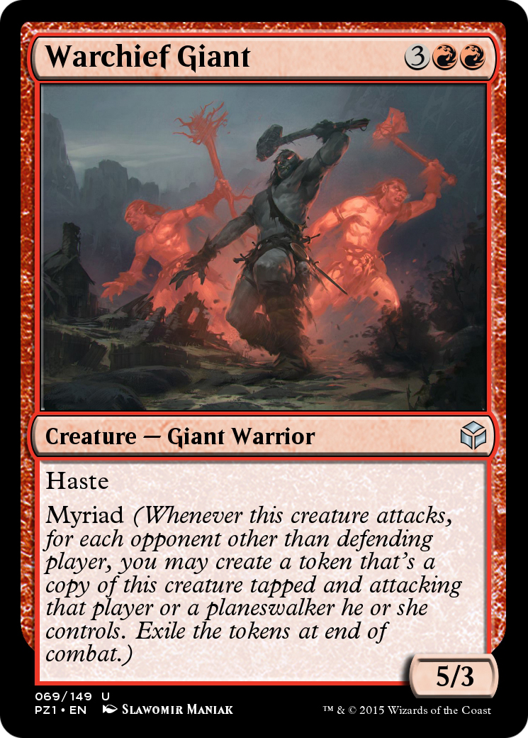 Warchief Giant (PZ1-069) [Legendary Cube Prize Pack]