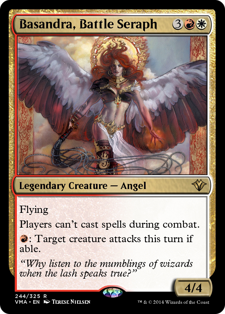 Basandra, Battle Seraph (VMA-244) [Vintage Masters] Foil