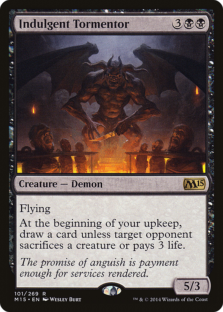 Indulgent Tormentor (M15-101) [Magic 2015] Foil