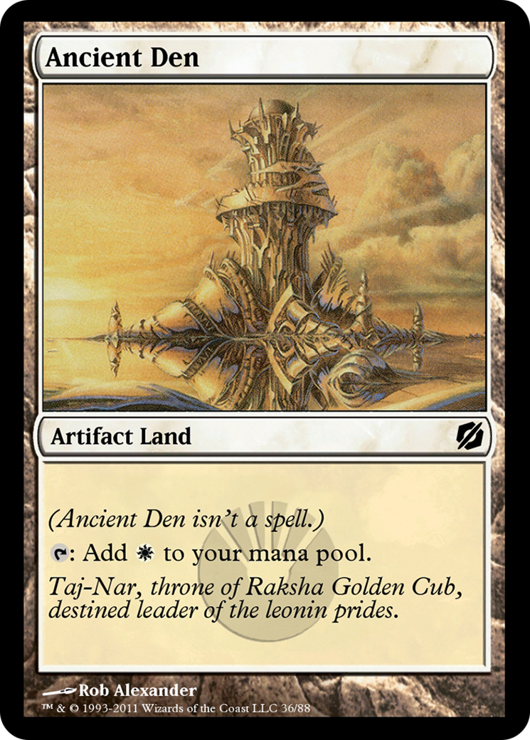 Ancient Den (TD2-036) [Duel Decks: Mirrodin Pure vs. New Phyrexia]