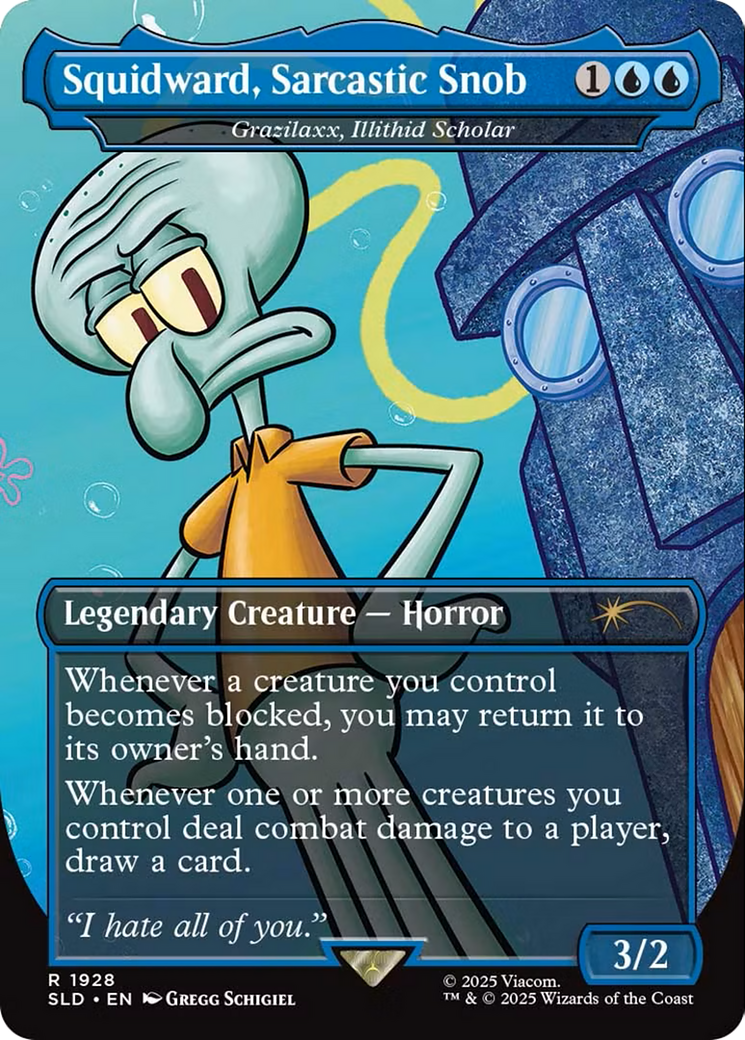 Grazilaxx, Illithid Scholar (SLD-1928) (Borderless) [Secret Lair Drop]