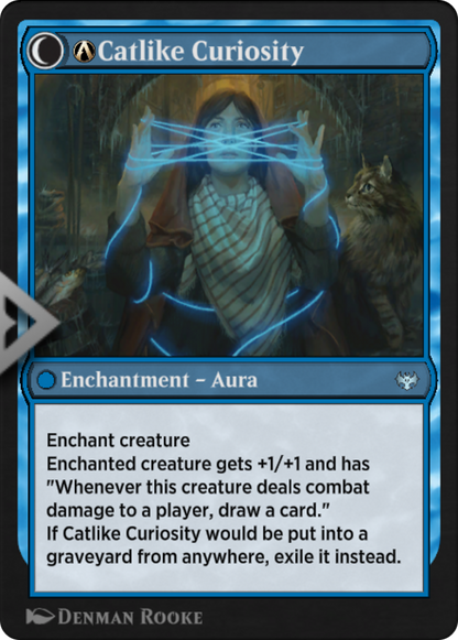 A-Mischievous Catgeist // A-Catlike Curiosity (VOW-A-69) [Innistrad: Crimson Vow]