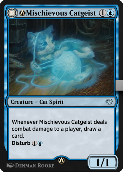 A-Mischievous Catgeist // A-Catlike Curiosity (VOW-A-69) [Innistrad: Crimson Vow]