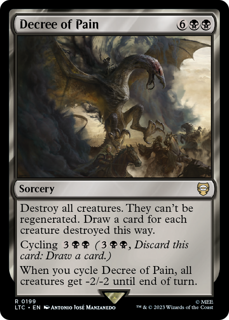 Decree of Pain (LTC-199) [Tales of Middle-earth Commander]