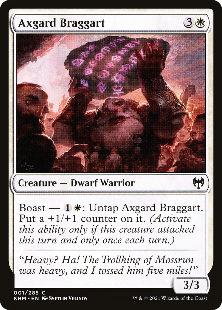 Axgard Braggart (KHM-001) [Kaldheim]