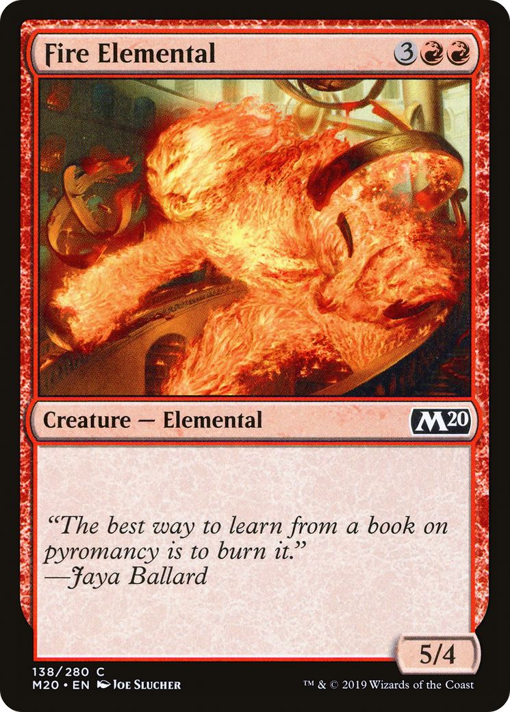 Fire Elemental (M20-138) [Core Set 2020]