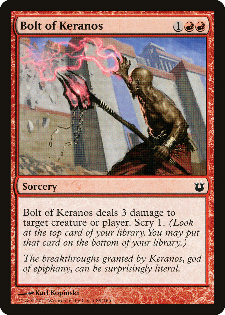 Bolt of Keranos (BNG-089) [Born of the Gods] Foil
