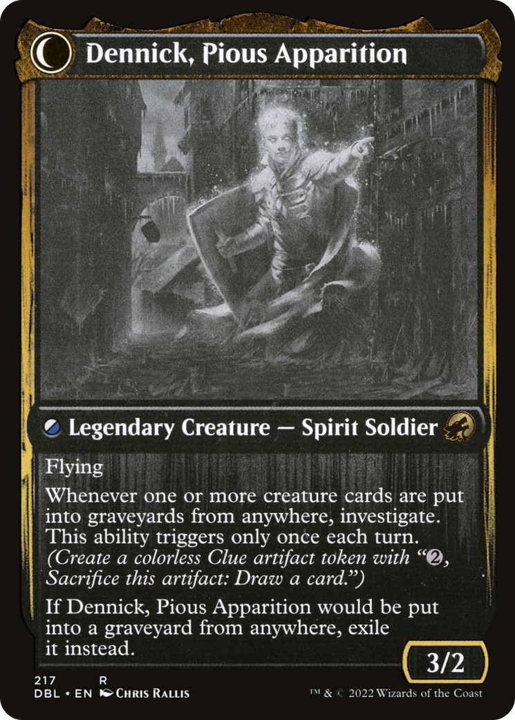 Dennick, Pious Apprentice (DBL-217) [Innistrad: Double Feature]