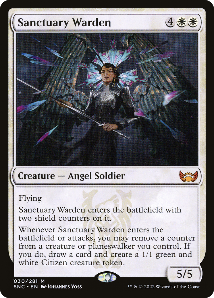 Sanctuary Warden (SNC-030) [Streets of New Capenna] Foil