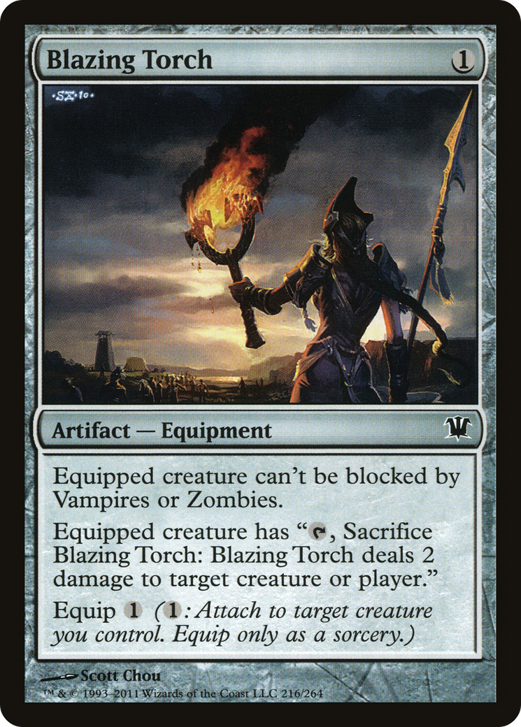 Blazing Torch (ISD-216) [Innistrad]