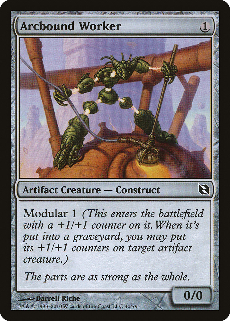 Arcbound Worker (DDF-040) [Duel Decks: Elspeth vs. Tezzeret]