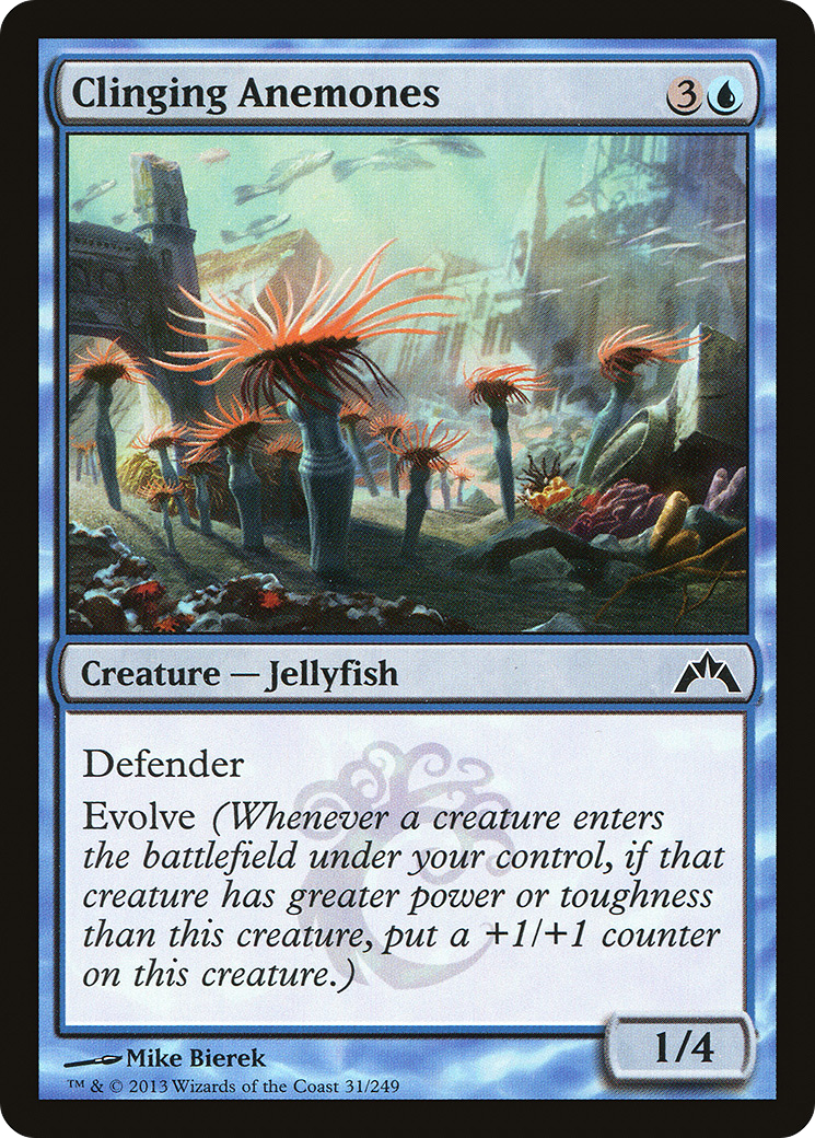 Clinging Anemones (GTC-031) [Gatecrash] Foil