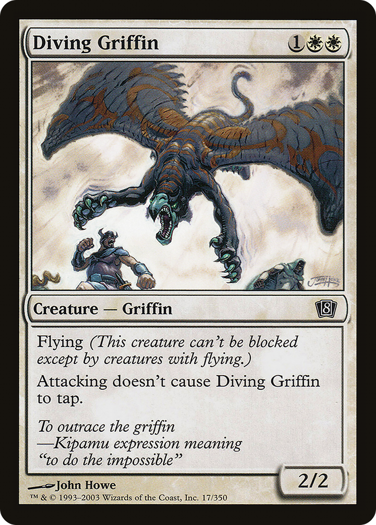 Diving Griffin (8ED-017) [8th Edition] Foil