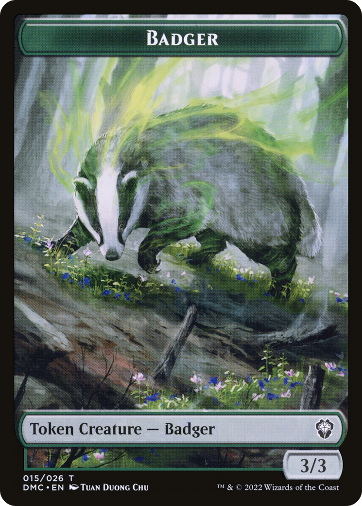 Badger (TDMU-015) [Dominaria United Tokens]