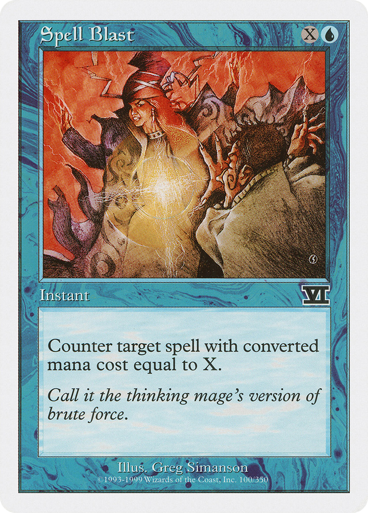 Spell Blast (6ED-100) [Classic Sixth Edition]
