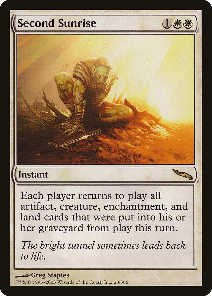 Second Sunrise (MRD-020) [Mirrodin] Foil