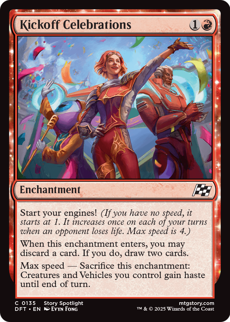 Kickoff Celebrations (DFT-135) [Aetherdrift] Foil