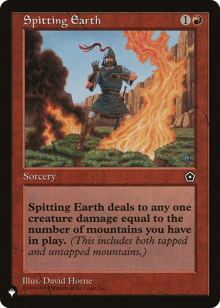 Spitting Earth (LIST-P02-116) [The List]