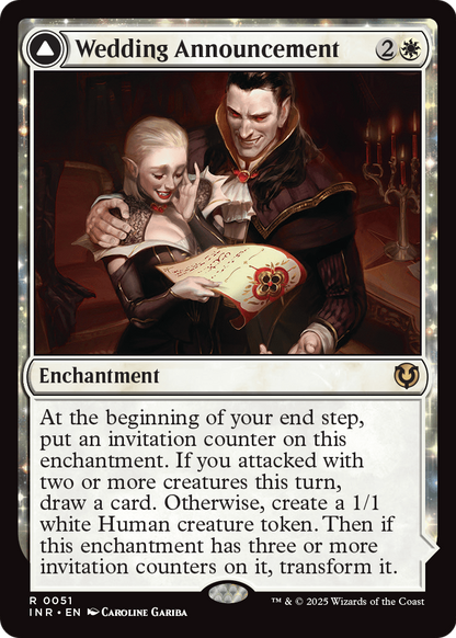 Wedding Announcement (INR-051) [Innistrad Remastered] Foil