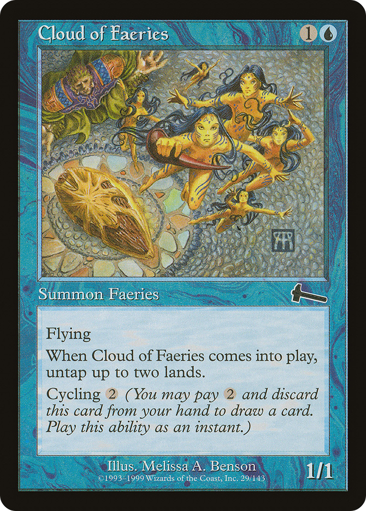 Cloud of Faeries (ULG-029) [Urza's Legacy] Foil